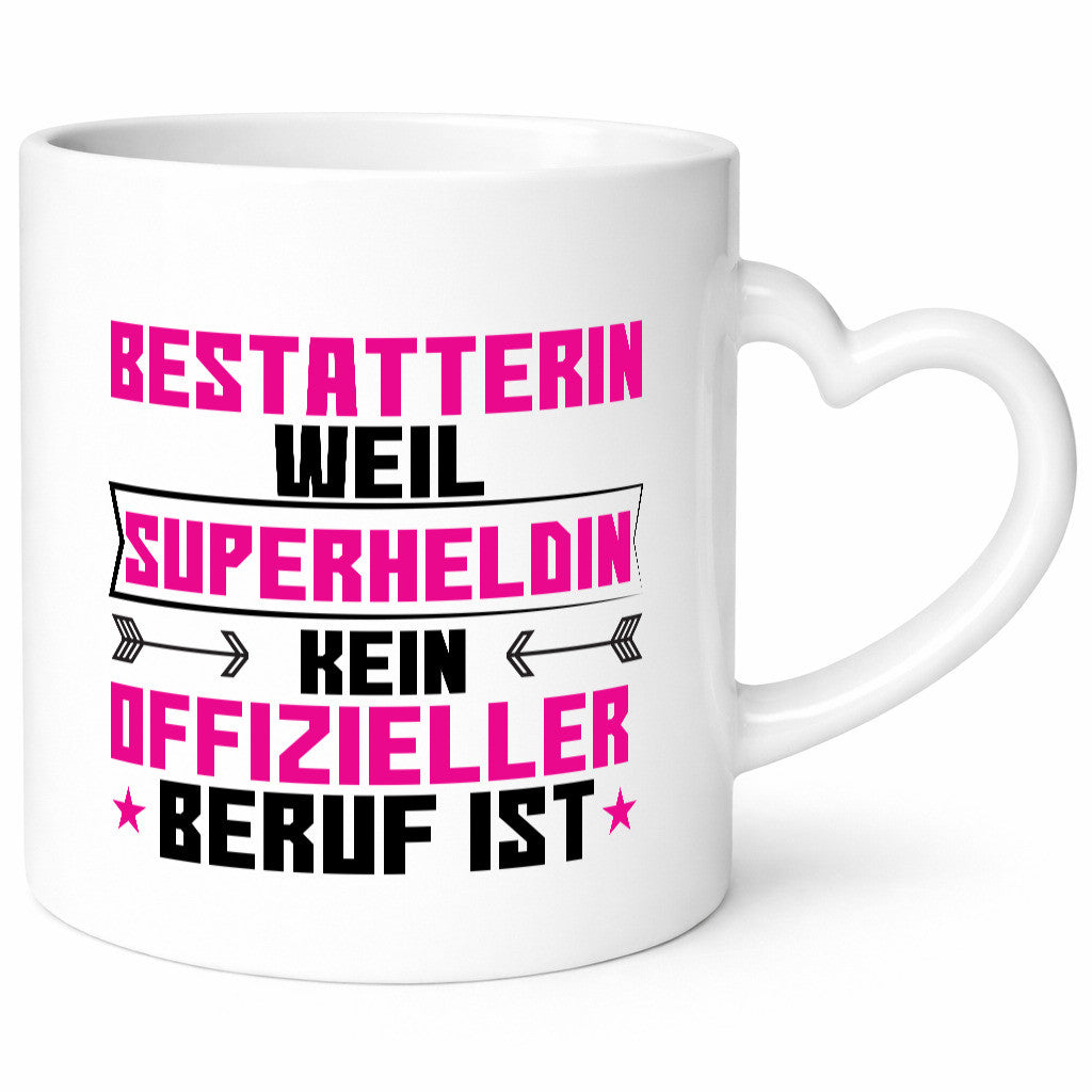 Superheldin Bestatterin | Bestattung Totengräberin lustiger Spruch Geschenk