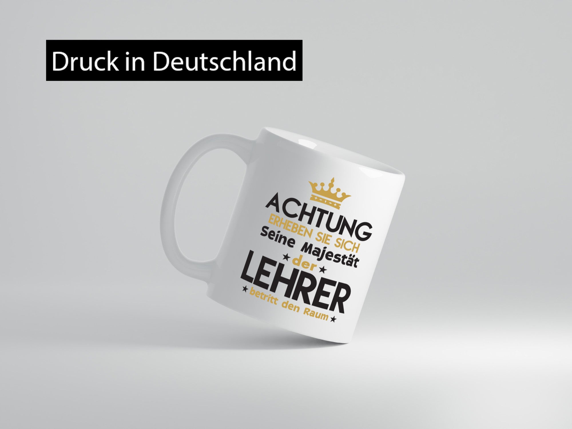 Seine Majestät Lehrer | Schule Beruf Schüler Geschenkidee Arbeit Kollegen Büro