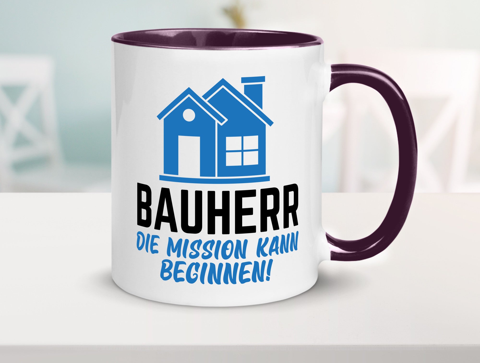 Bauherr | Die mission kann beginnen Bauherren lustiger Spruch Geschenk Humor