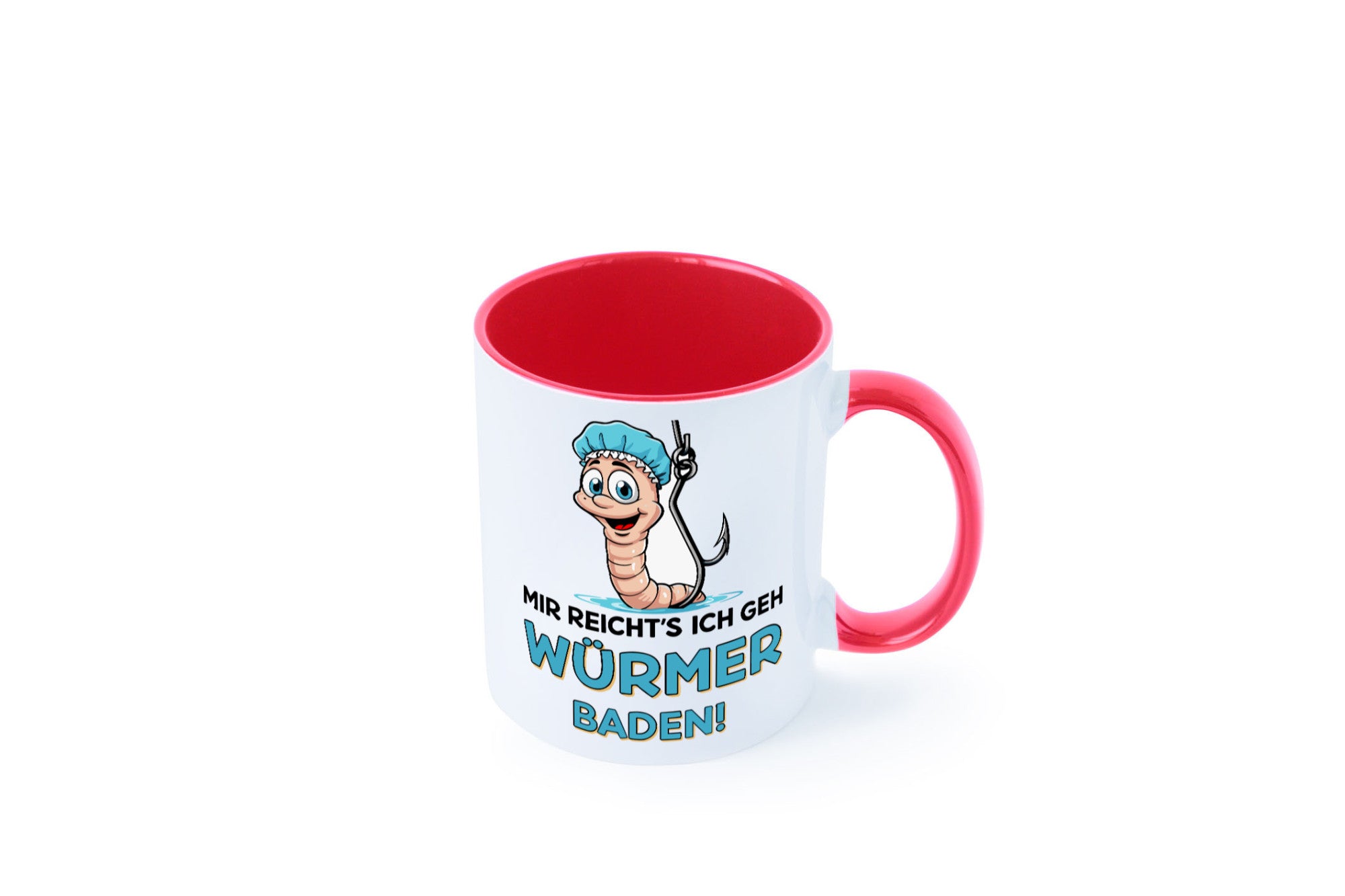 Mir reichts ich geh Würmer Baden | Angler Angeln Geschenk Humor Geschenkidee