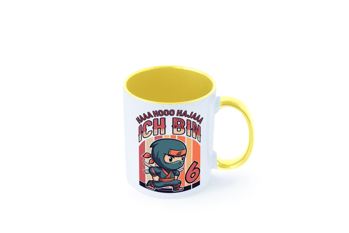 6. Geburtstag | Ninja Junge 6 Jahre Humor Geschenkidee Tasse