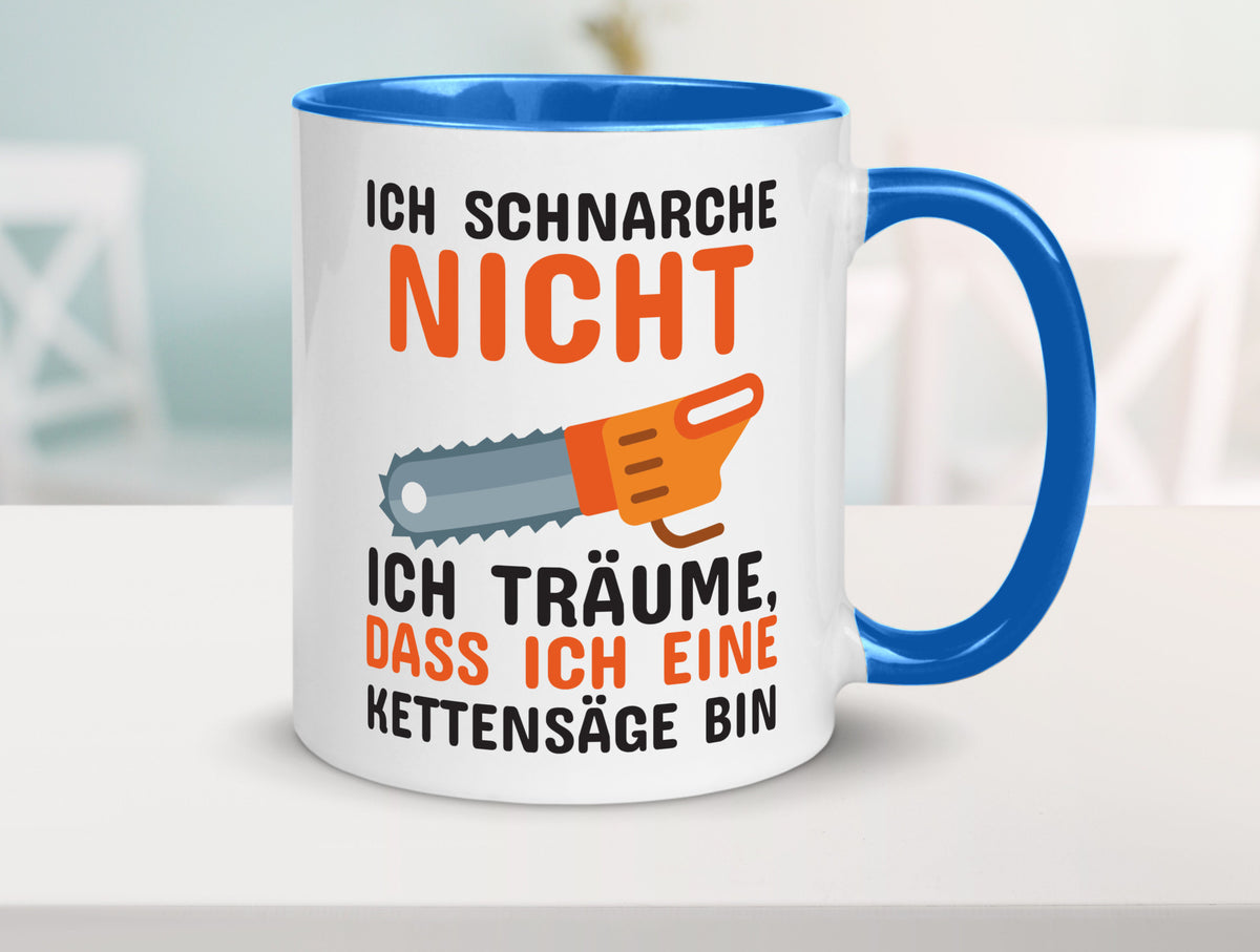 Ich schnarche nicht lustiger Spruch Geschenk Humor Geschenkidee Tasse
