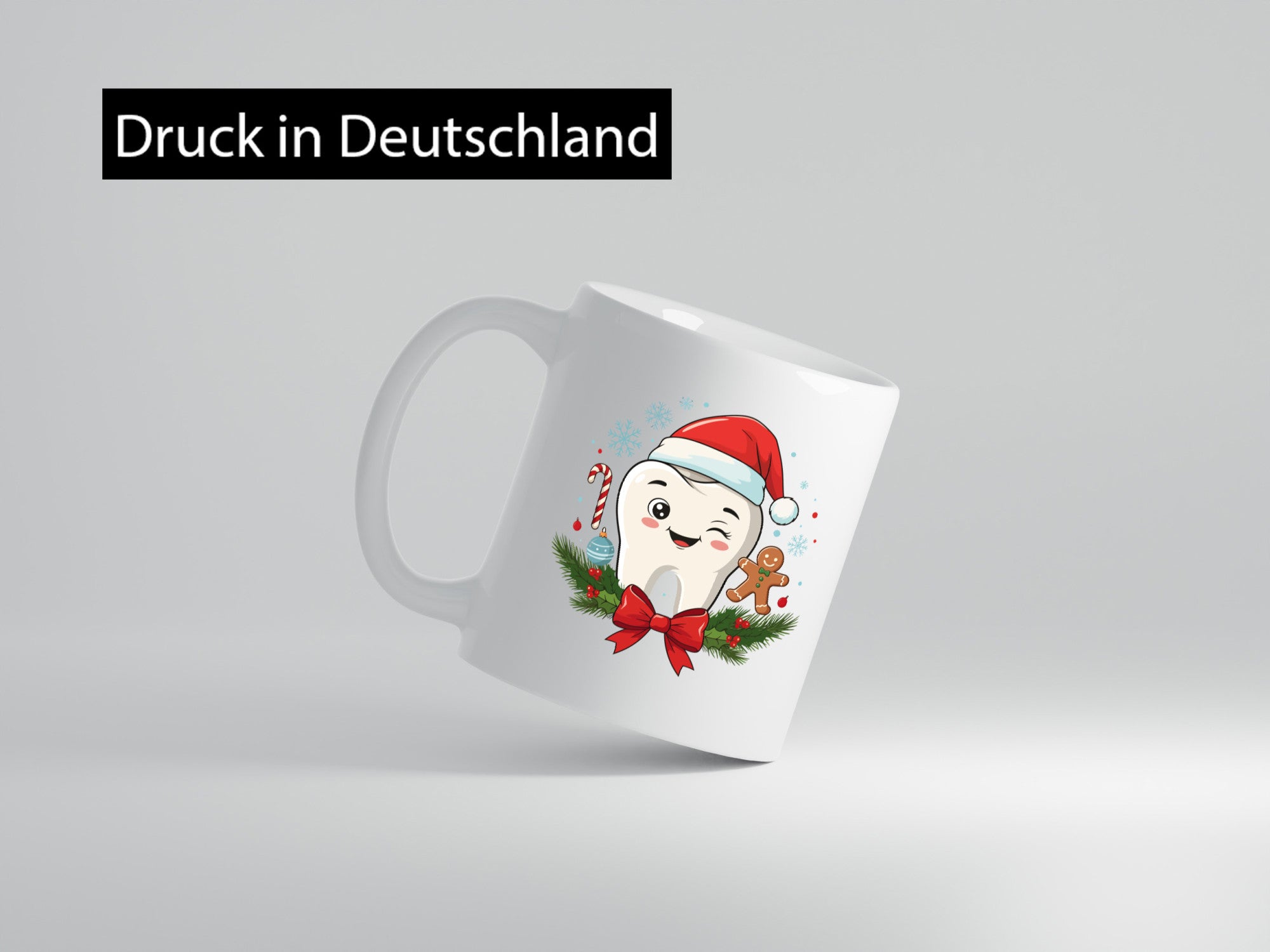 Weihnacht | Zahnarzt Advent Santa Zahn Geschenkidee Humor Tasse