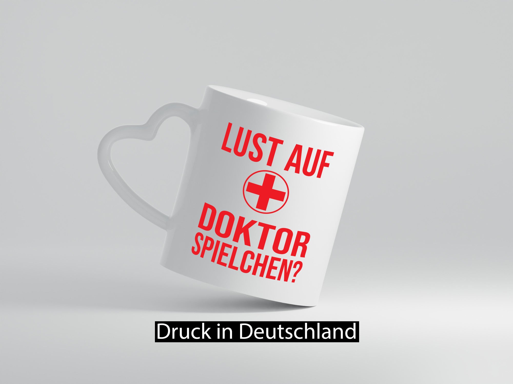 Doktorspielchen | Kreis Kreuz Humor Geschenkidee Tasse