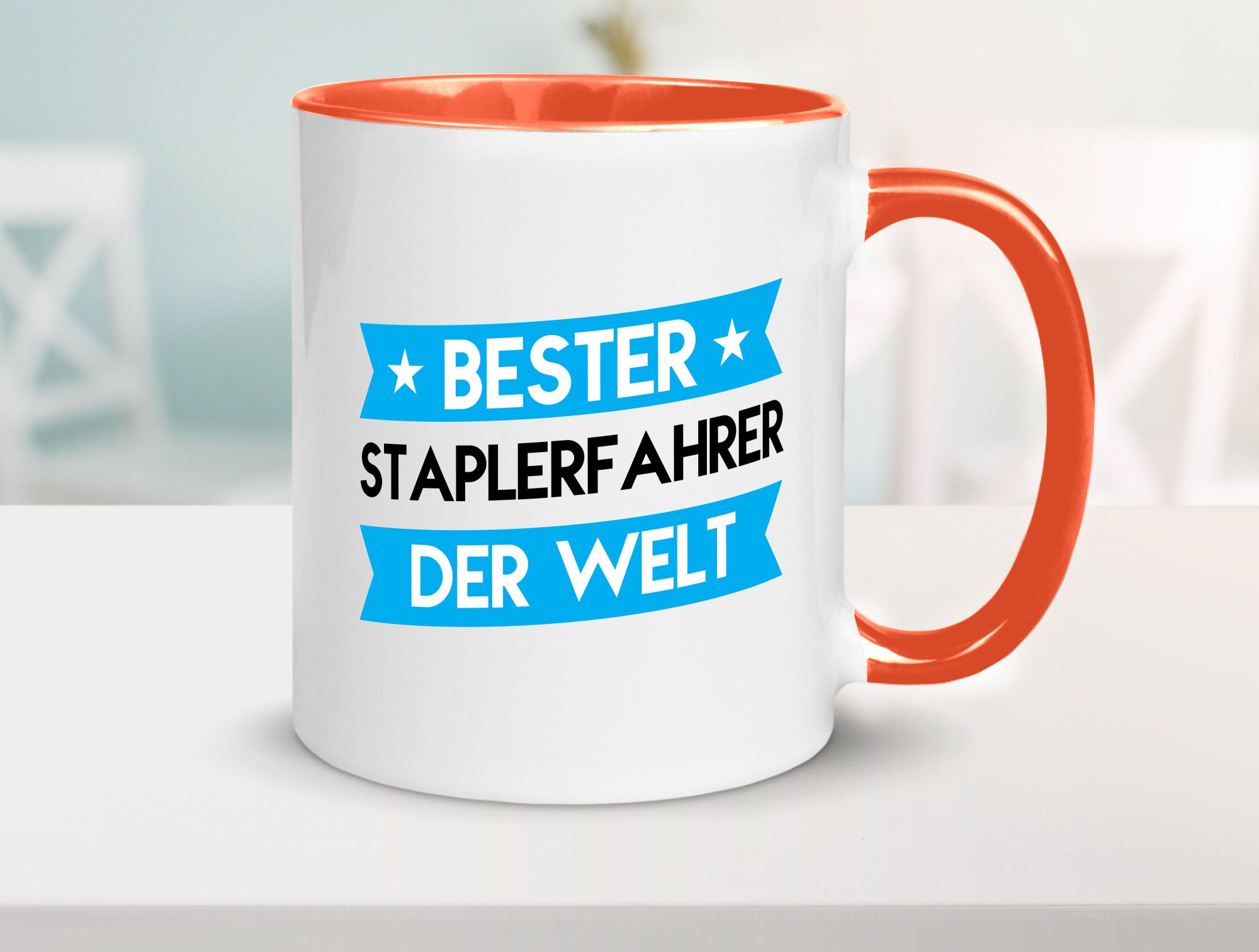 Bester Staplerfahrer | Gabelstapler Fahrer Geschenkidee Humor Tasse