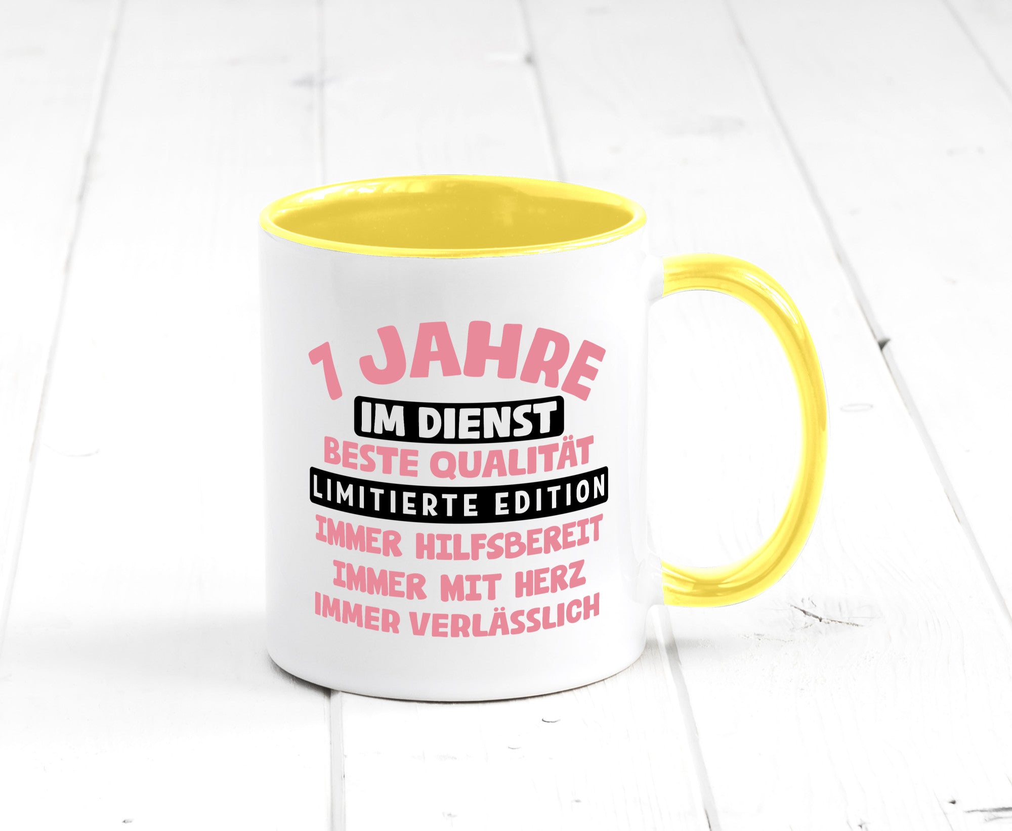 7 Jahre im Dienst | Jubiläum Arbeit v11 lustiger Spruch Geschenk Kollegen Büro
