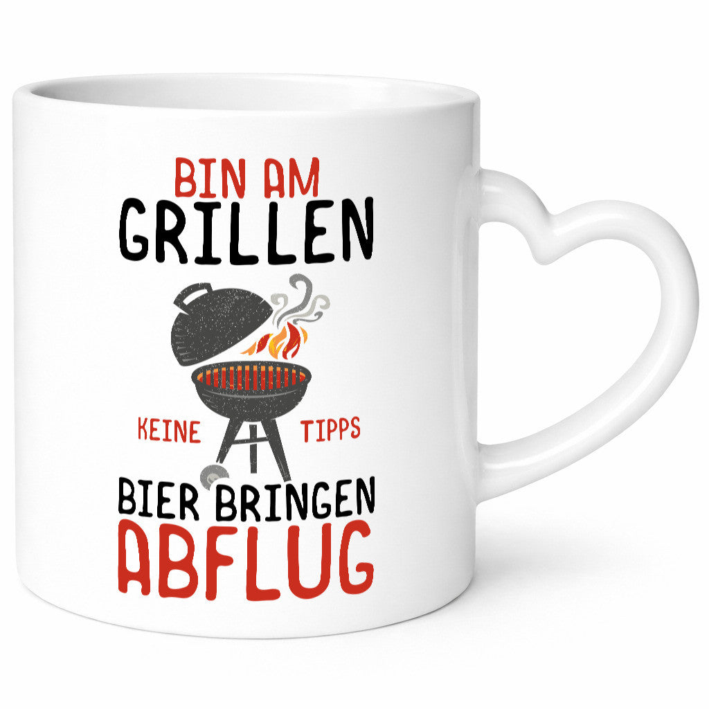 Bin am Grillen | Grillmeister Bierliebhaber BBQ Chef Geschenkidee Arbeit