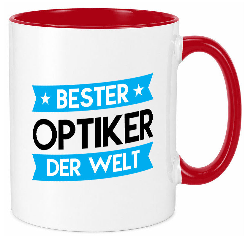 Bester Optiker | Augenoptiker Geschenkidee Humor Tasse