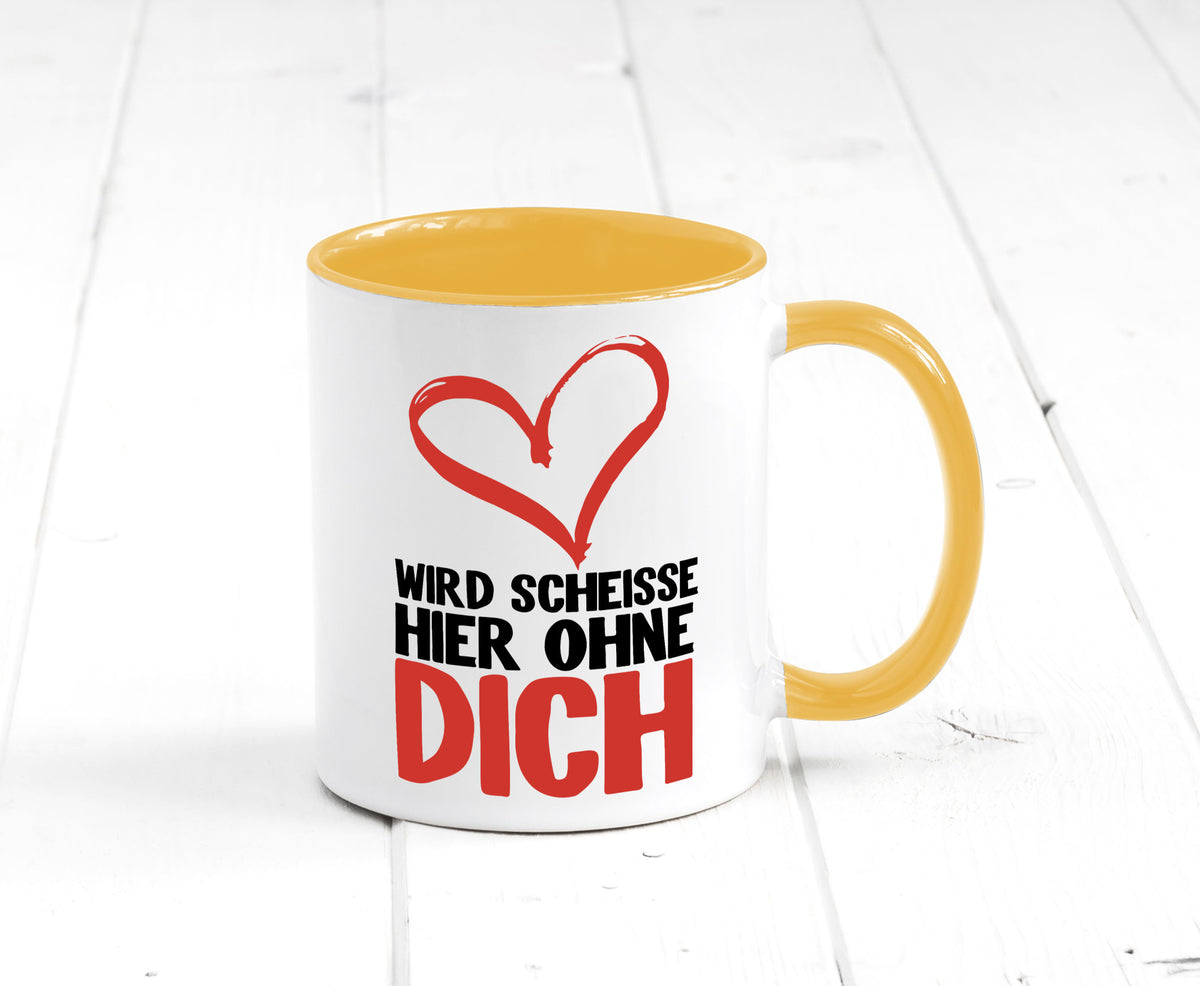 Wird Scheisse Geschenk Humor Geschenkidee lustiger Spruch Tasse