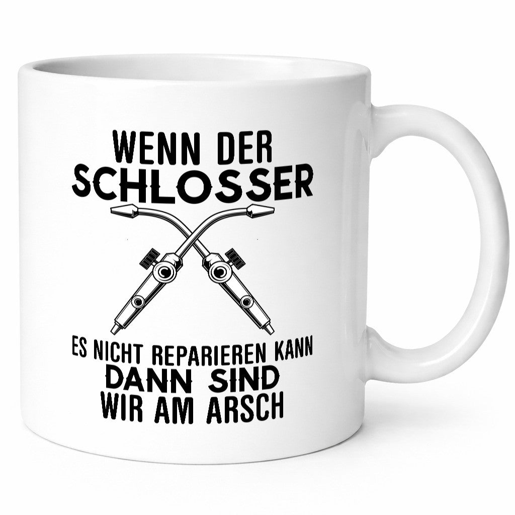 Der Schlosser lustiger Spruch Geschenk Humor Geschenkidee Tasse