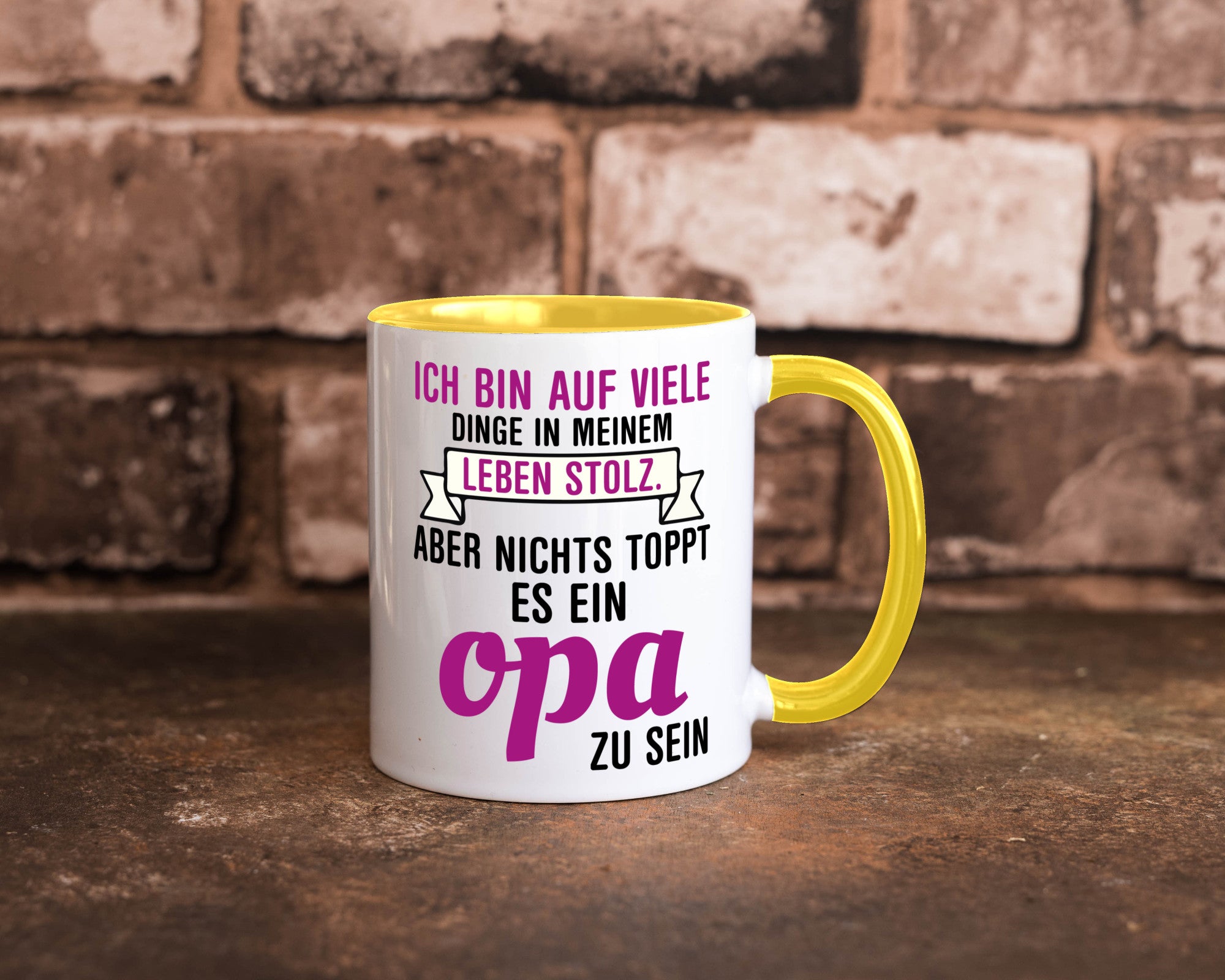 Opa Tasse | Stolzer Großvater Vatertag Enkelkinder Geschenk Familie