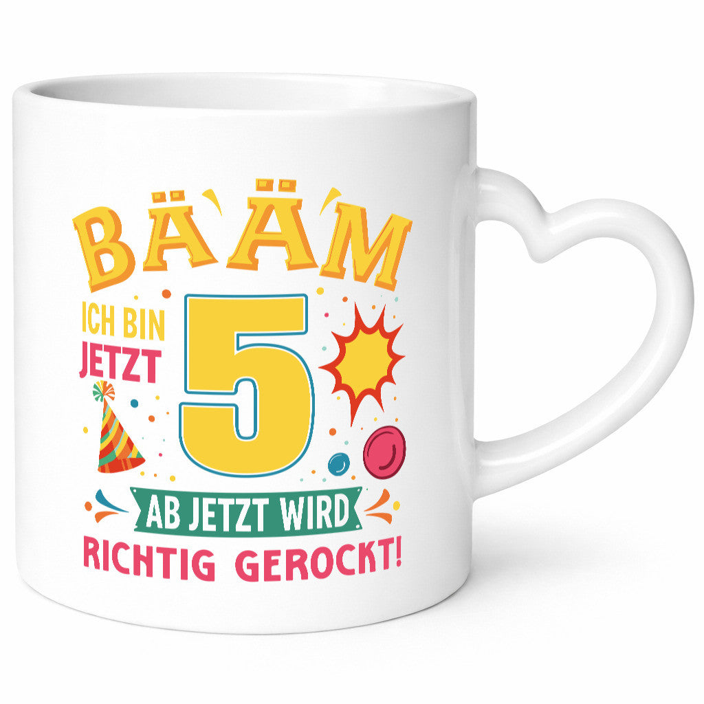 5. Geburtstag | 5 Jahre ab jetzt wird richtig gerockt Geschenk Geschenkidee