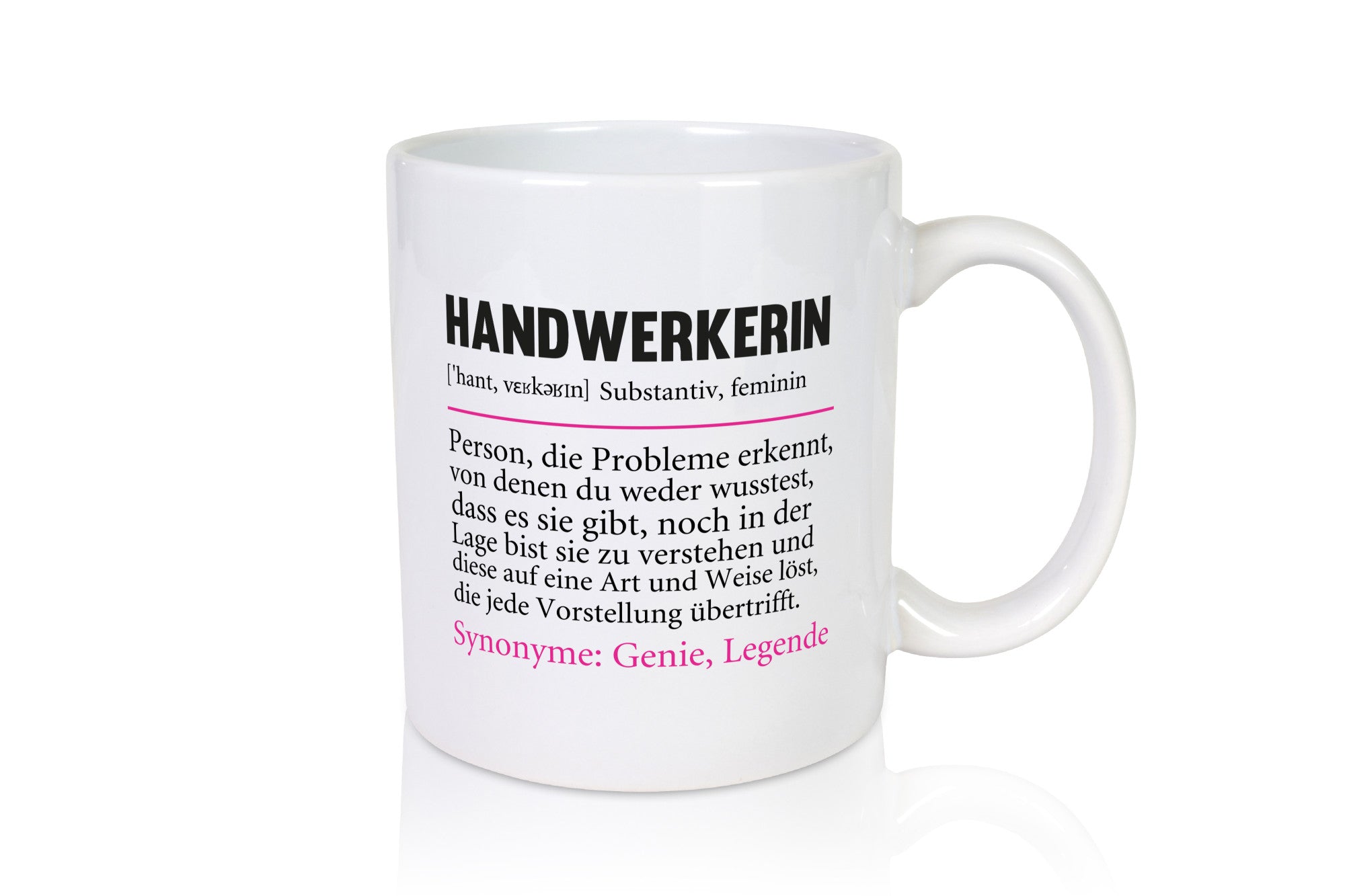 Handwerkerin | Spruch Humor Beruf Handwerkerinnen Geschenk Arbeit Kollegen Büro