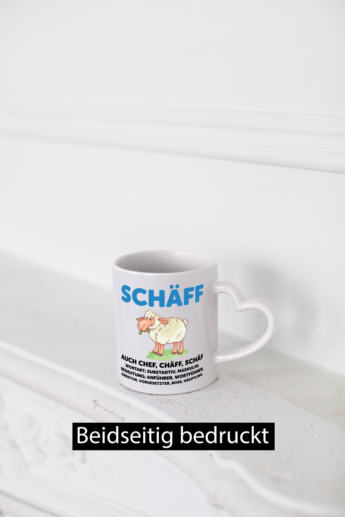 Chef | Arbeitgeber Boss Wortspiel Humor Arbeit Kollegen Büro Geschenkidee Tasse