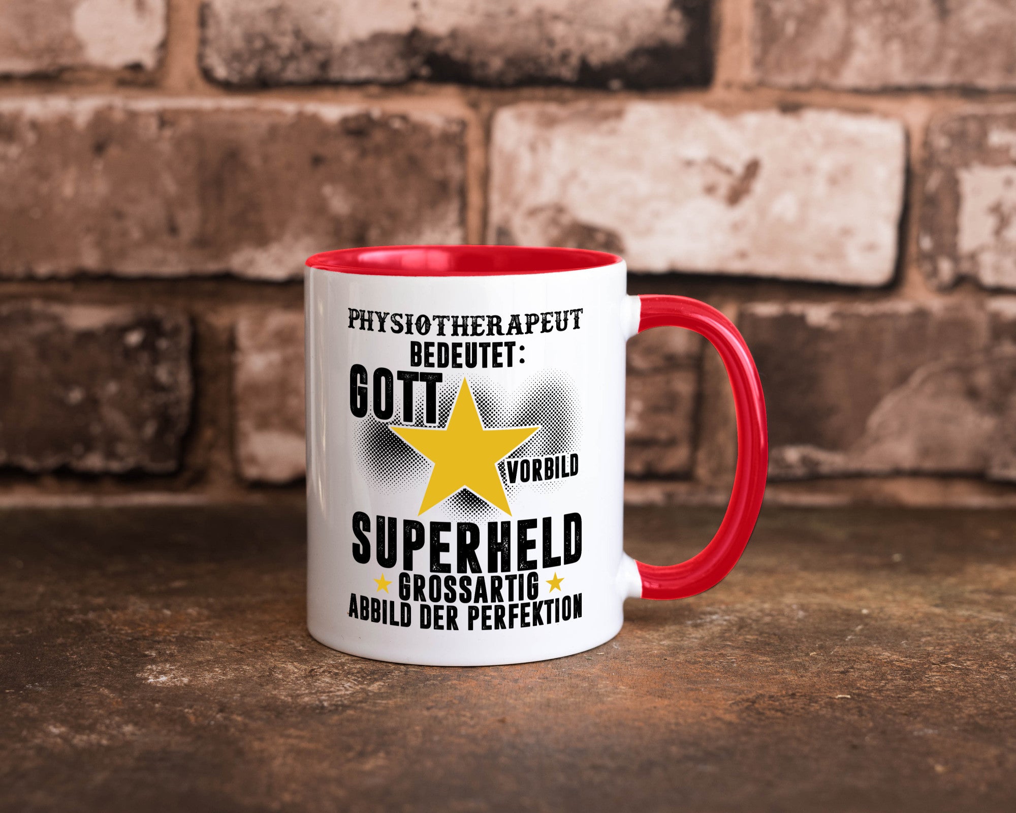 Bedeutung von Physiotherapeut lustiger Spruch Geschenk Humor Geschenkidee Tasse