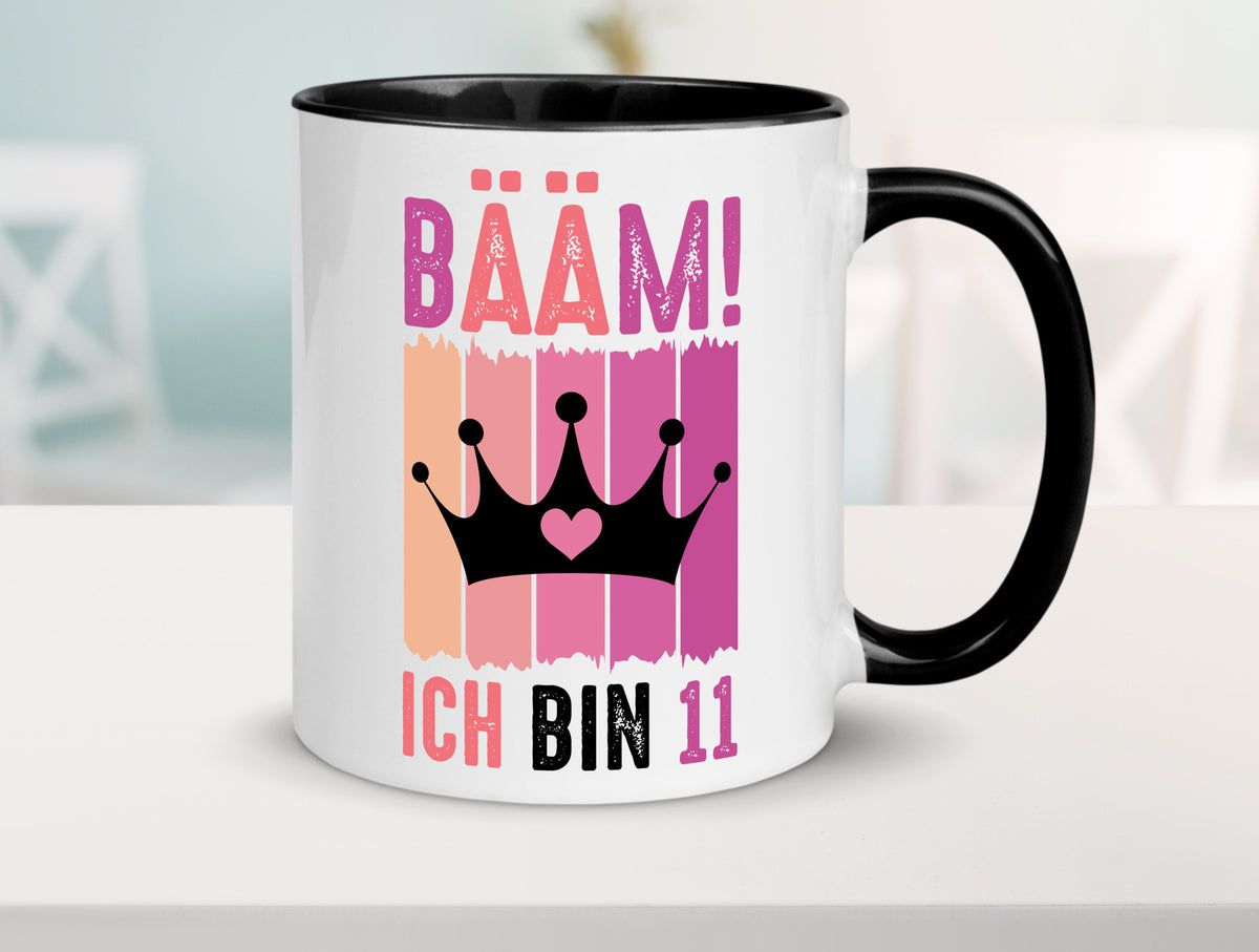 11. Geburtstag | 11 Jahre Bääm ich bin Krone Humor Geschenkidee Tasse