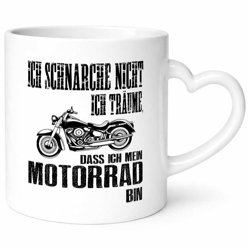 Ich schnarche nicht | Biker Tasse Motorradfahrer lustiger Spruch Geschenk Humor