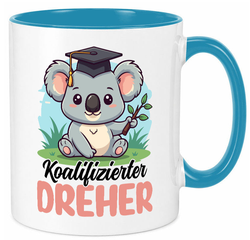 Koalifizierter Dreher | Fräser v2 Geschenk Humor Geschenkidee lustiger Spruch Tasse