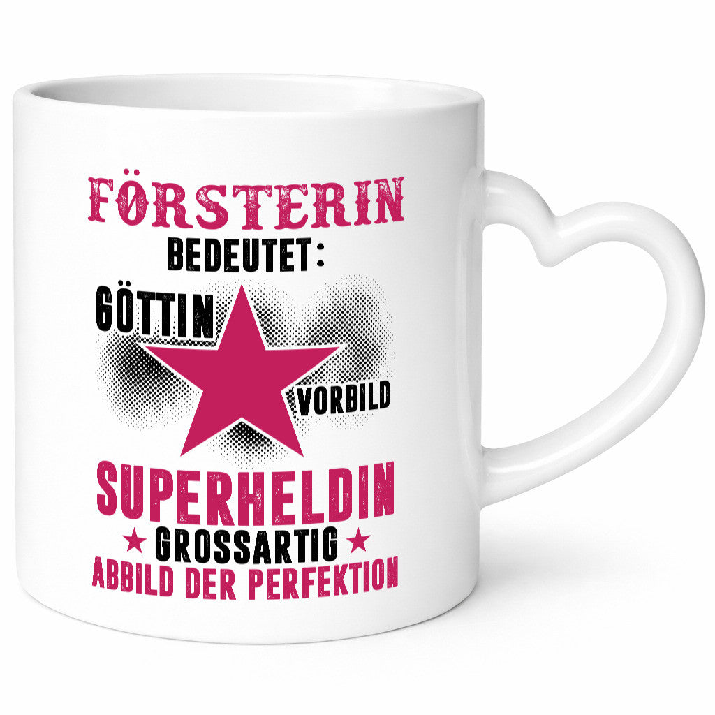 Bedeutung von Försterin | Forst Arbeit lustiger Spruch Geschenk Kollegen Büro