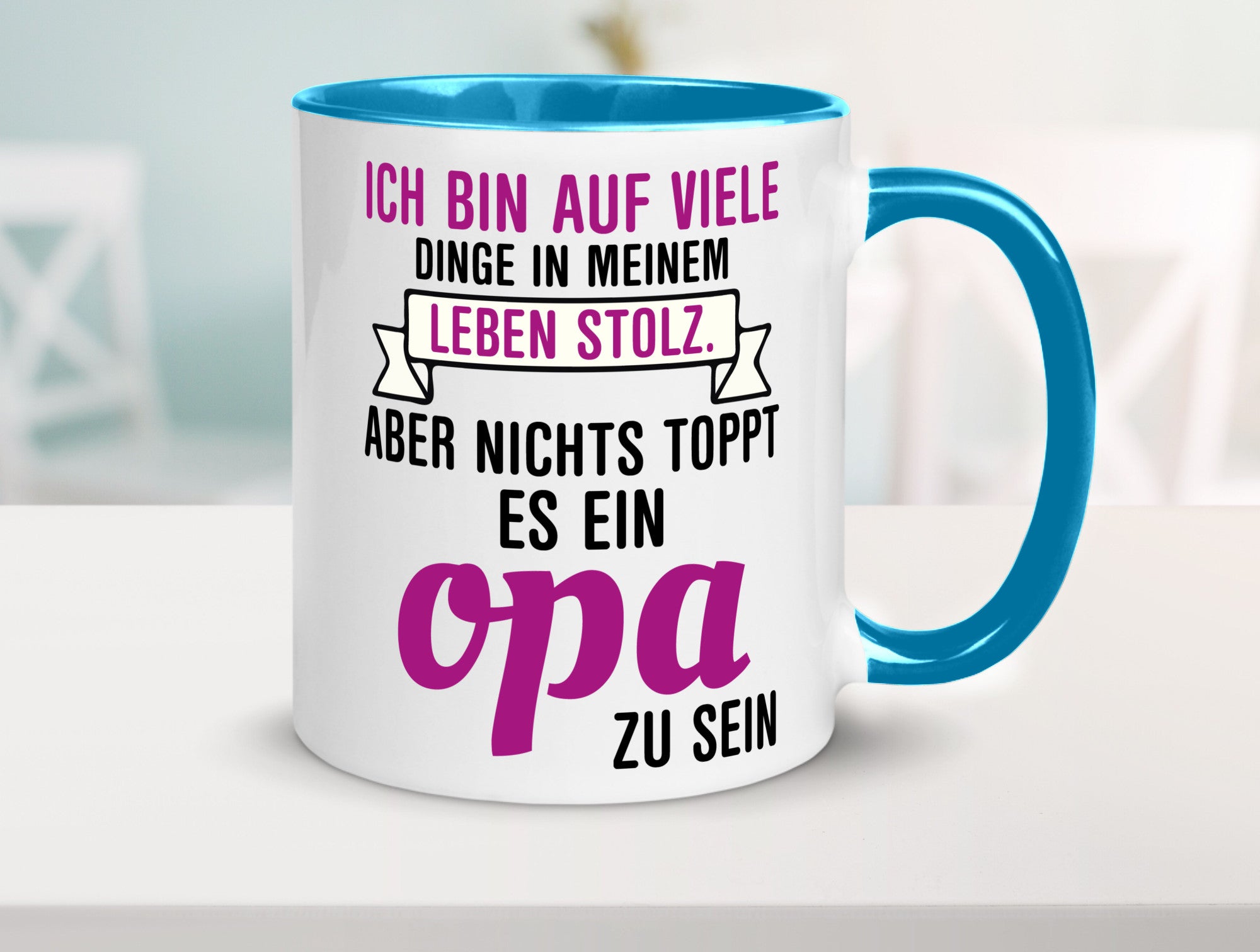 Opa Tasse | Stolzer Großvater Vatertag Enkelkinder Geschenk Familie
