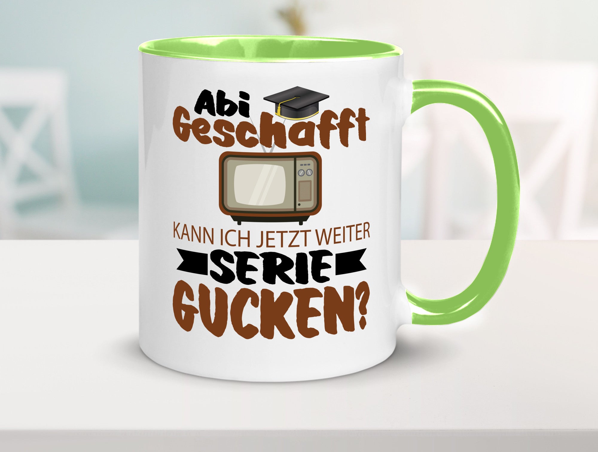 Abi Geschaft | Serie Gucken Bachlor Abitur Geschenk Humor Geschenkidee lustiger