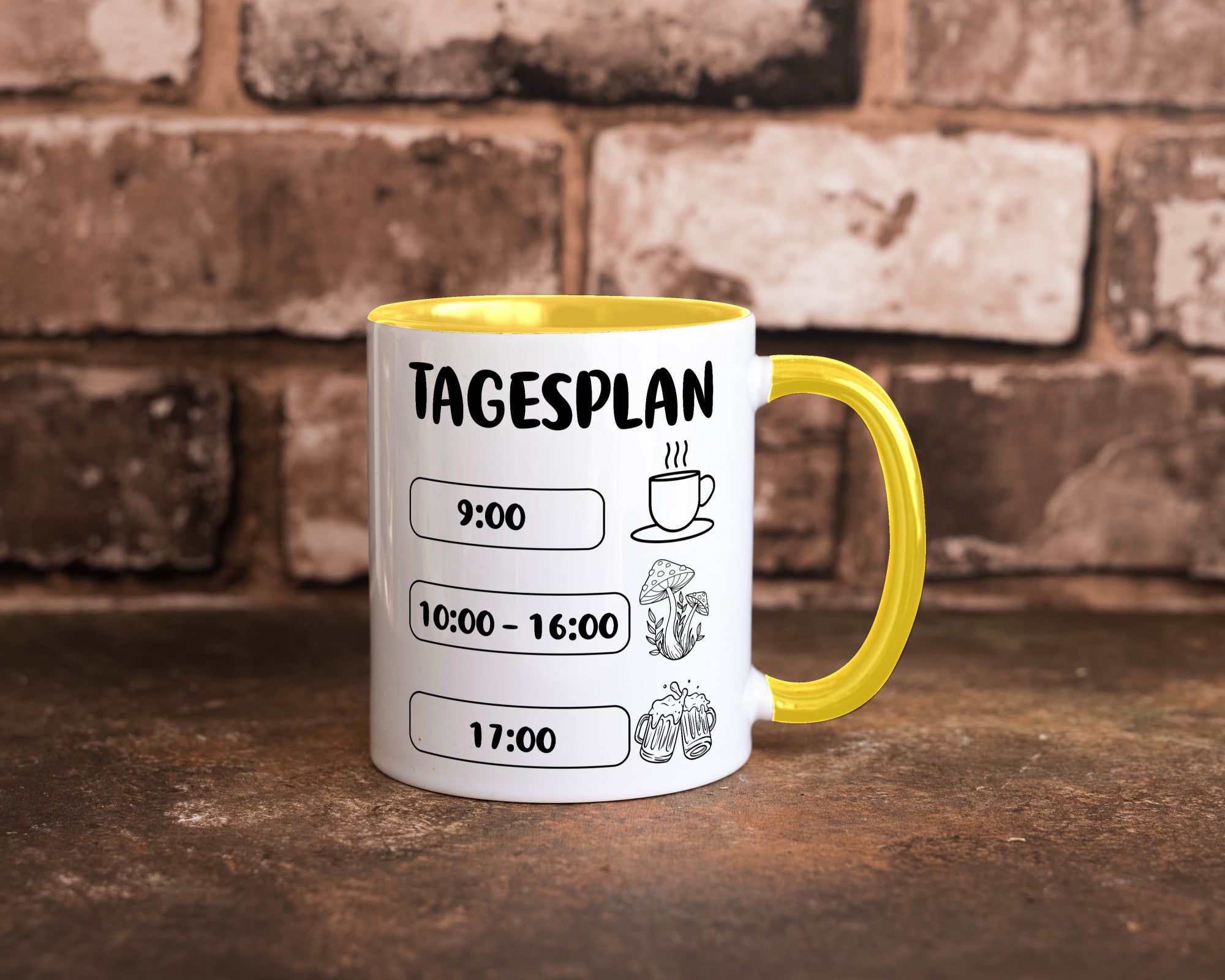 Tagesplan Pilzsammler | Pilze Wald v2 Geschenk Humor Geschenkidee lustiger