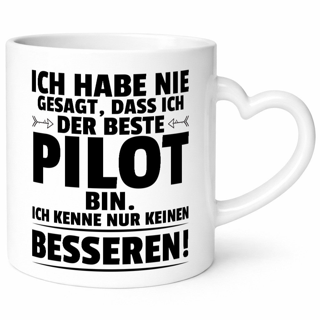 Der Beste Pilot | Flugzeug Piloten Humor Geschenkidee Tasse
