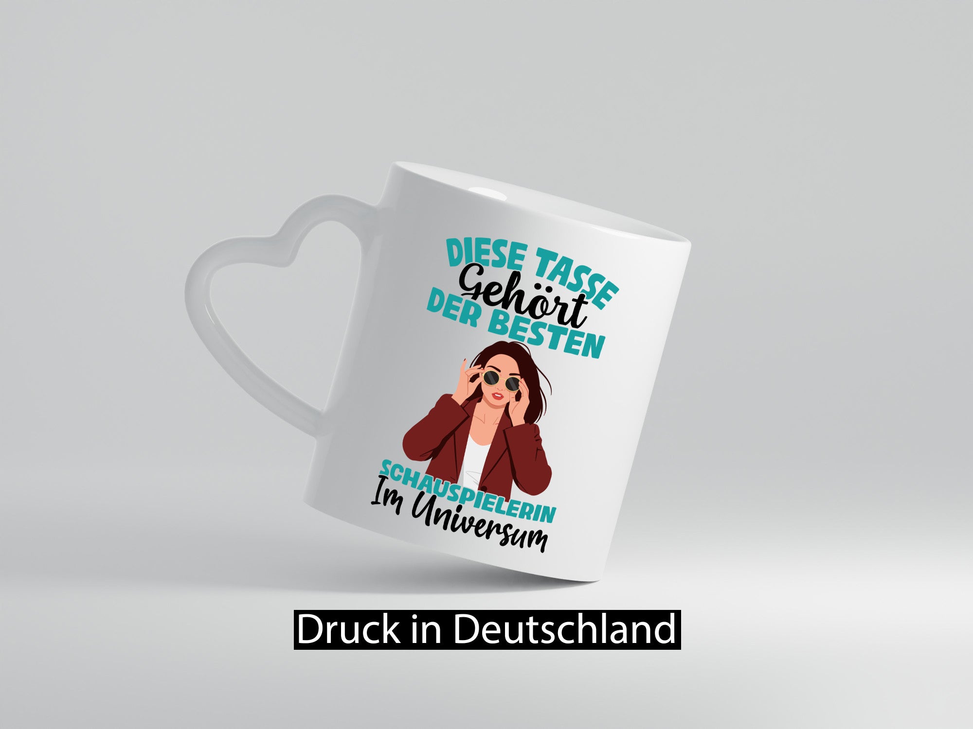 Im Universum: Schauspielerin | Theater Geschenkidee Humor Tasse