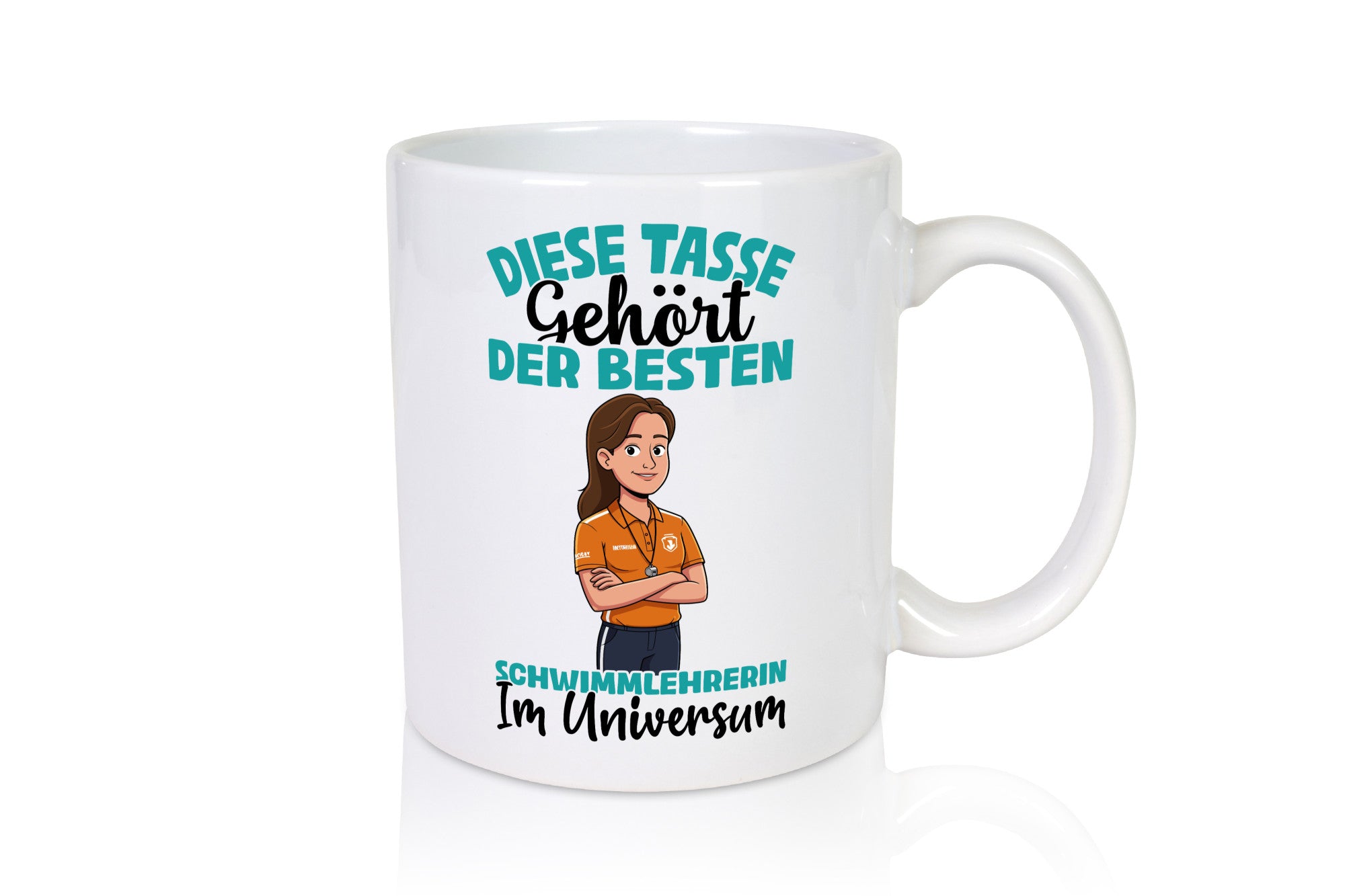 Im Universum: Schwimmlehrerin | schwimmen Lehrer lustig Humor Geschenkidee