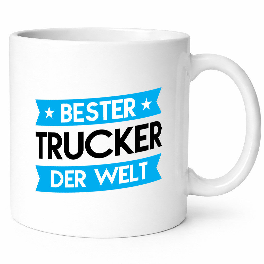 Bester Trucker | LKW Fahrer Beruf Humor Arbeit Kollegen Büro Geschenkidee Tasse