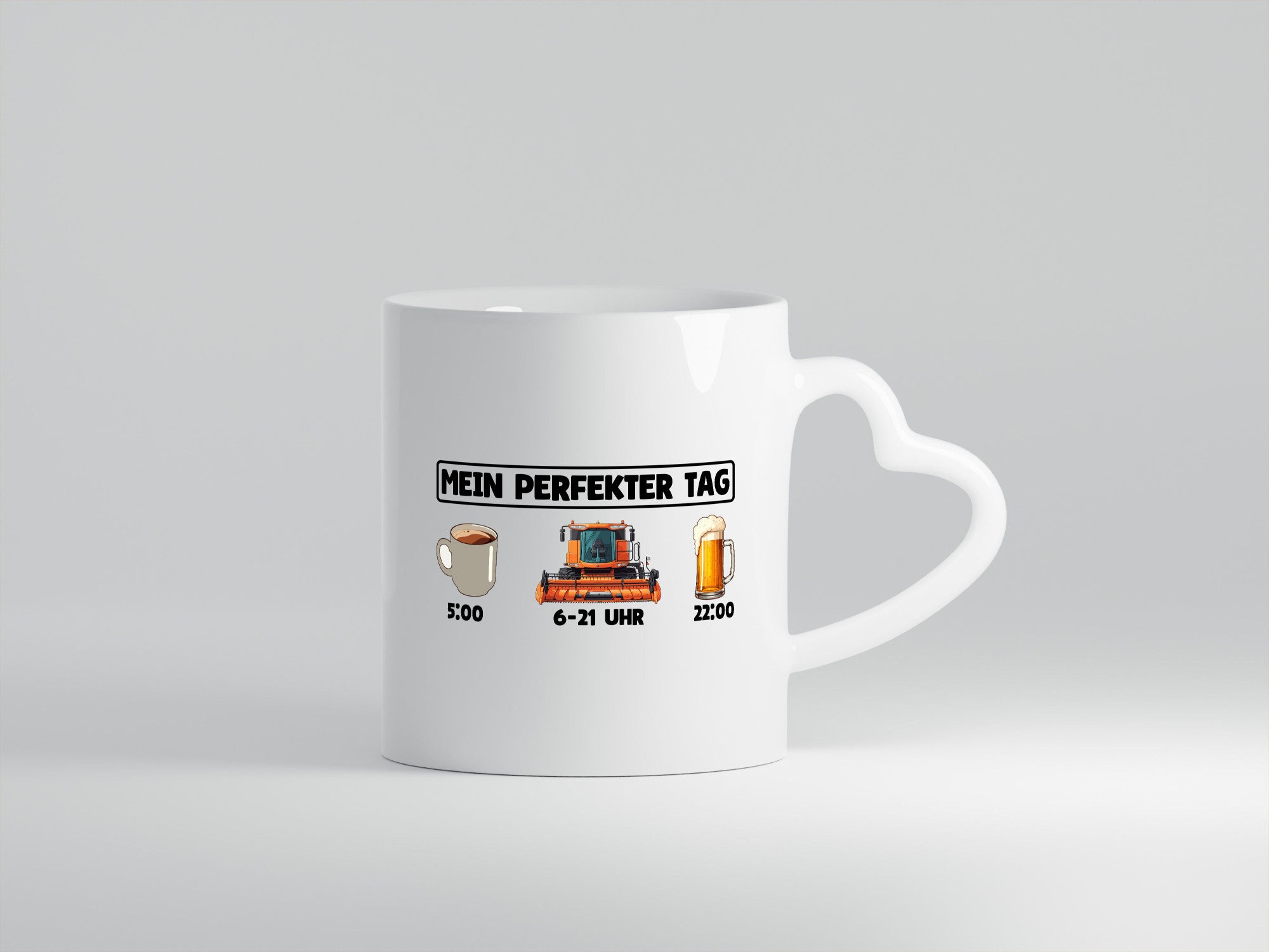 Perfekter Tag | Feldarbeit Mähdrescher Landwirt Humor Arbeit Kollegen Büro