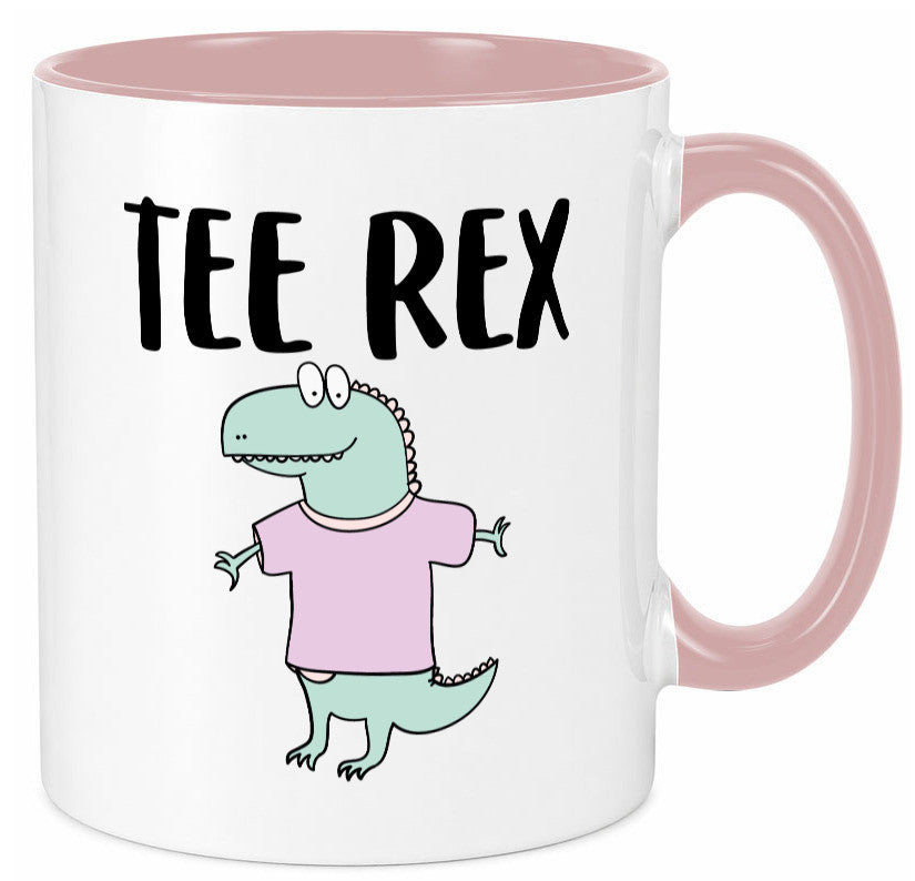 Tee Rex | Becher Dinosaurierer Teetrinker Geschenk Humor Geschenkidee lustiger Tasse