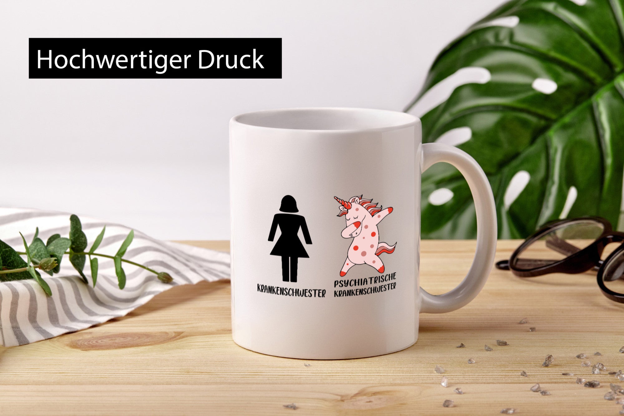 Krankenschwester | Psychiatrie Einhorn Geschenk Humor Geschenkidee lustiger