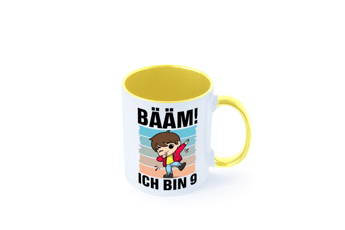 9. Geburtstag | Ich bin 9 Jahre Bäääm Dabbing Kind lustig Geschenkidee Geschenk Tasse
