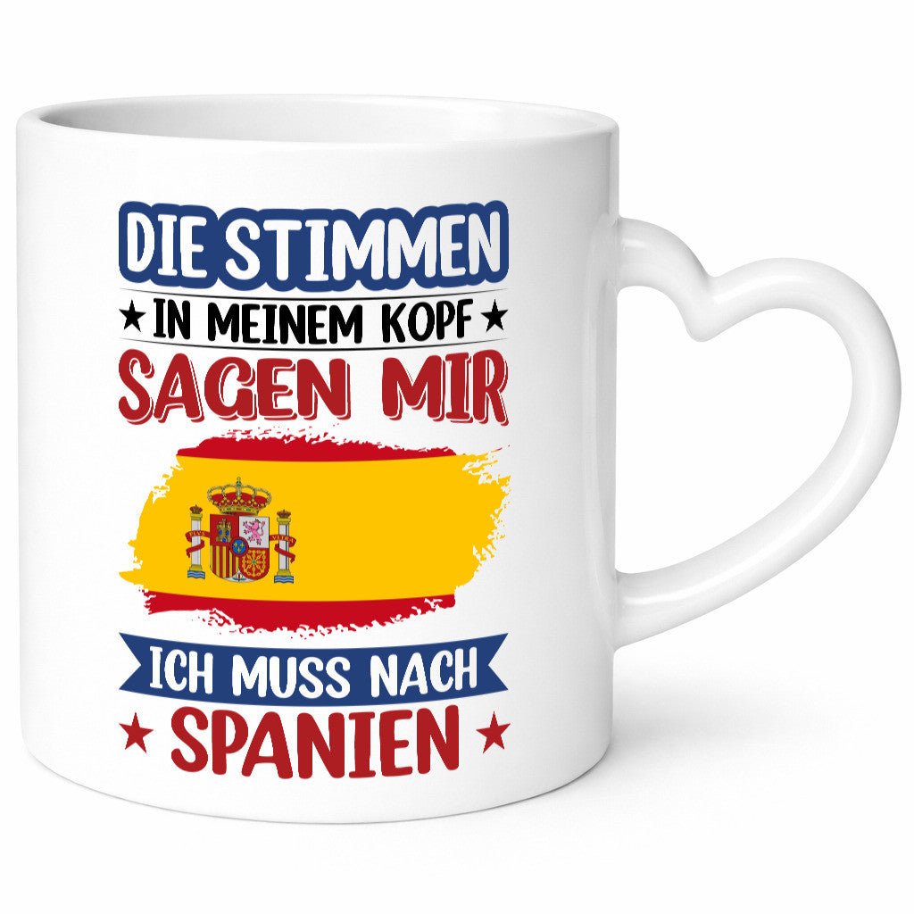 Spanien | Urlaubsgedanken im Kopf Traumland v2 Lustiger Spruch Geschenk