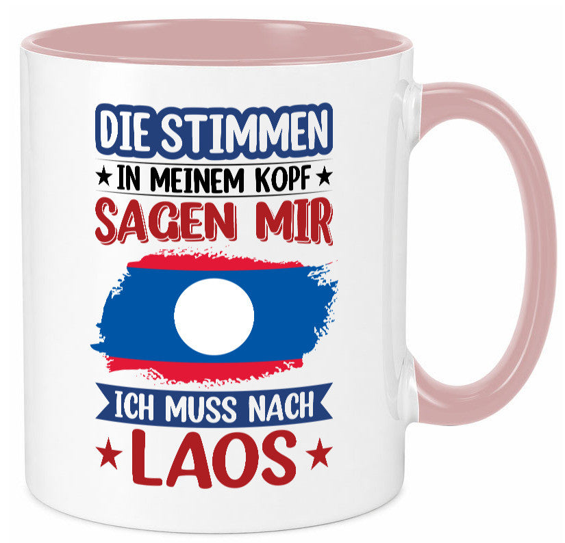 Laos | Urlaub Stimmen in meinem Kopf Traumland lustig Humor Geschenkidee