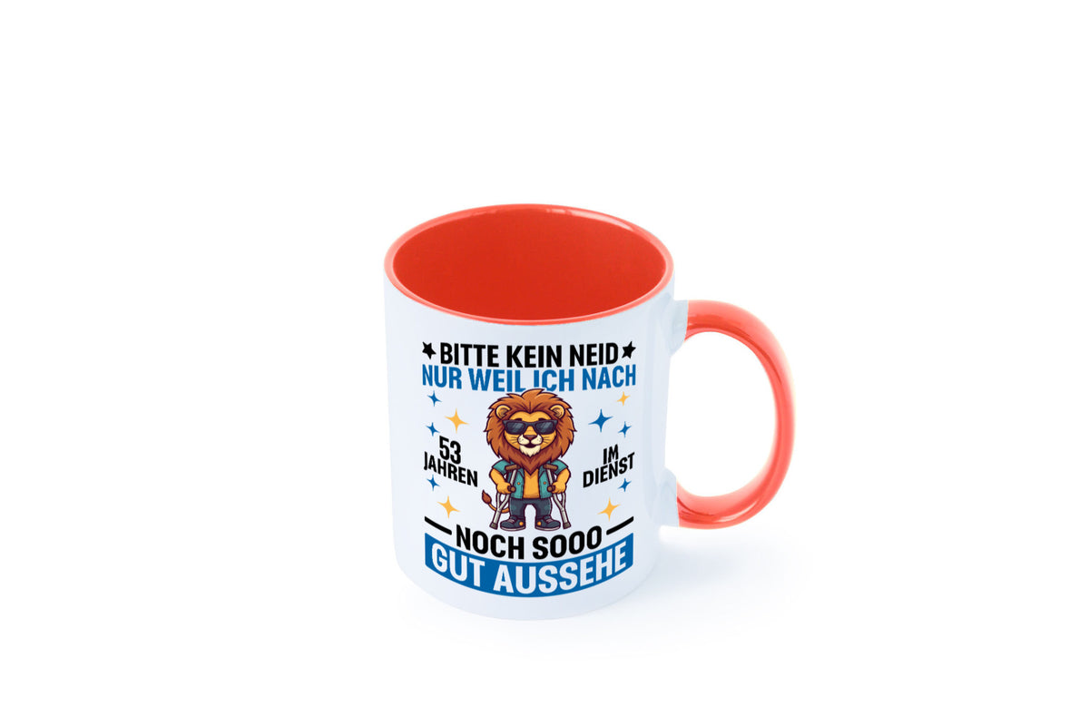 53 Jahre im Dienst | Arbeitsjubiläum Arbeit Geschenkidee Kollegen Büro Humor Tasse