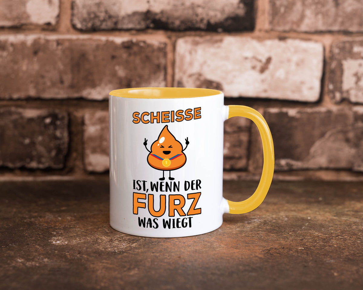 Scheisse ist lustiger Spruch Geschenk Humor Geschenkidee Tasse