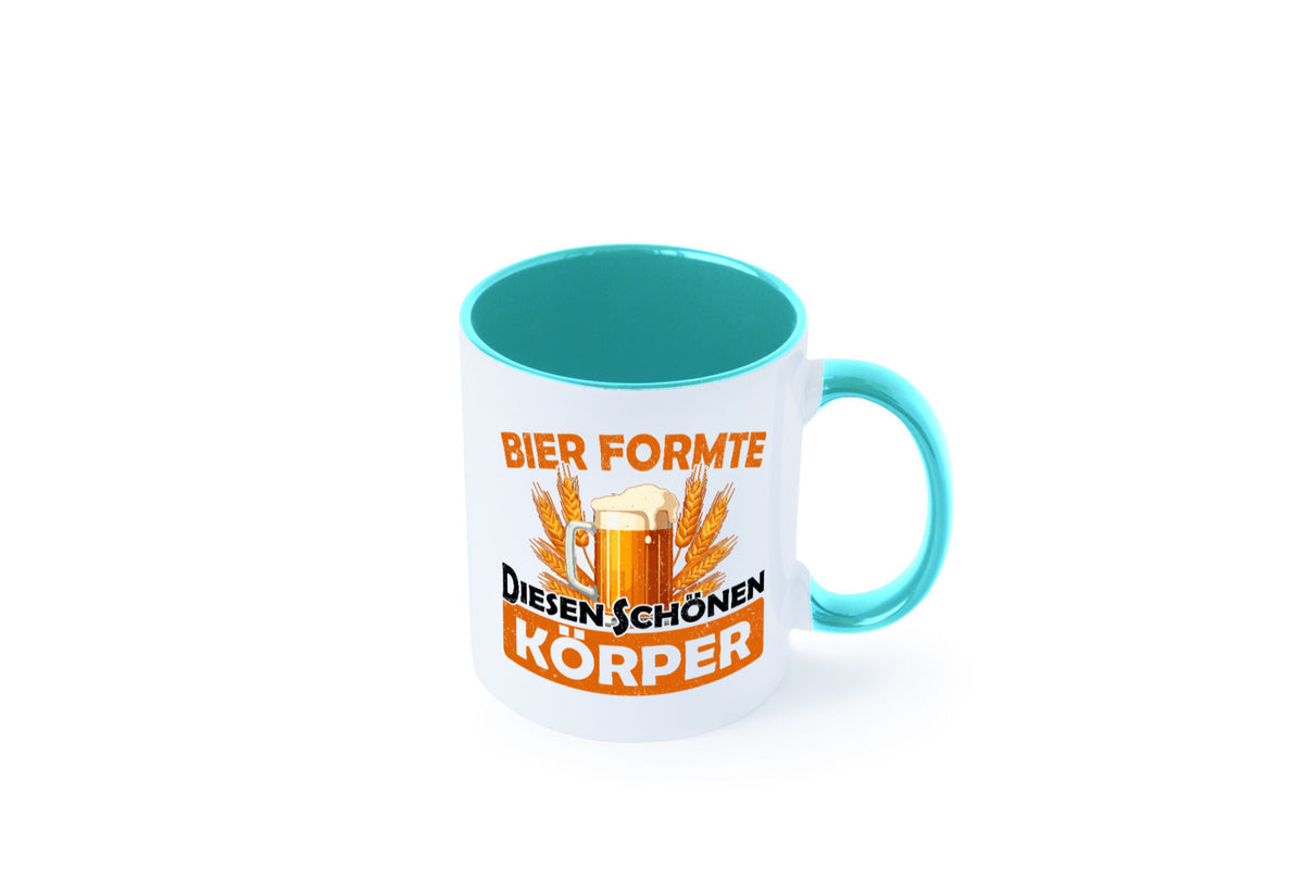 Bier förmte diesen Körper | bierliebhaber v2 Humor Geschenkidee Tasse