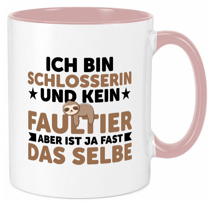 Ich bin kein Faultier: Schlosserin | Schlosserei v2 lustig Tierliebhaber Humor