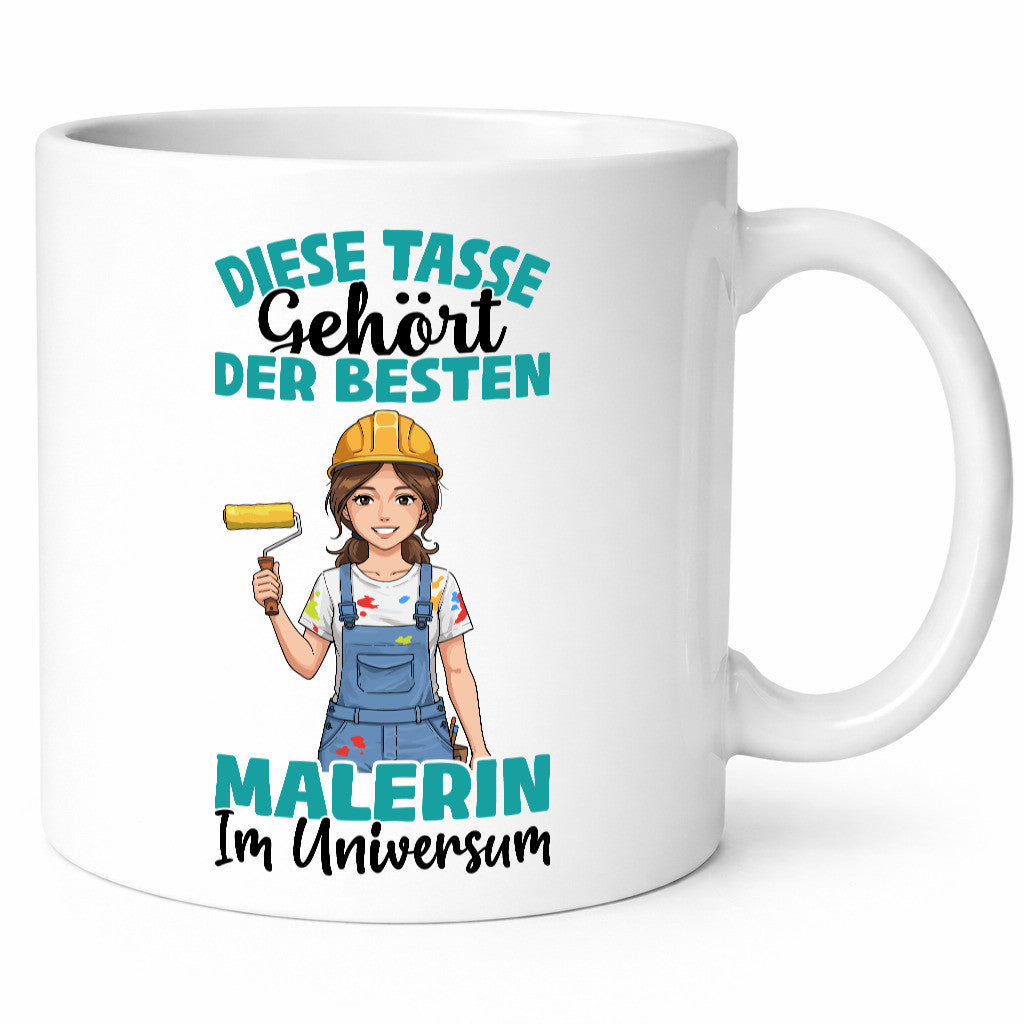 Im Universum: Malerin | Malerinnen Geschenkidee Humor Tasse