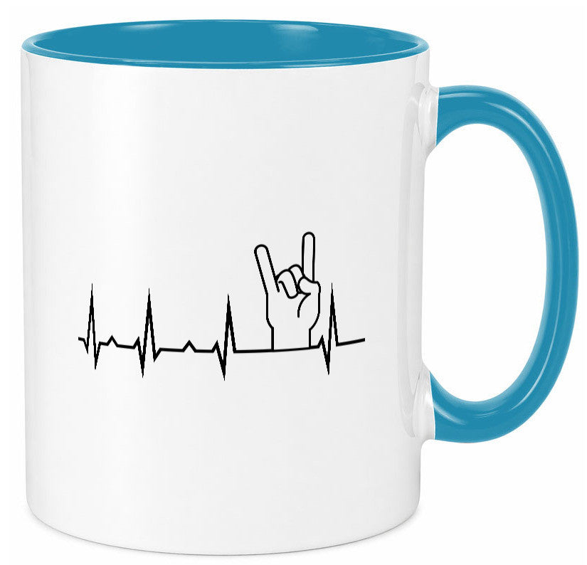 Heavy Metal Motiv | Rocker Musiker Rock Musik Geschenk Humor Geschenkidee Tasse