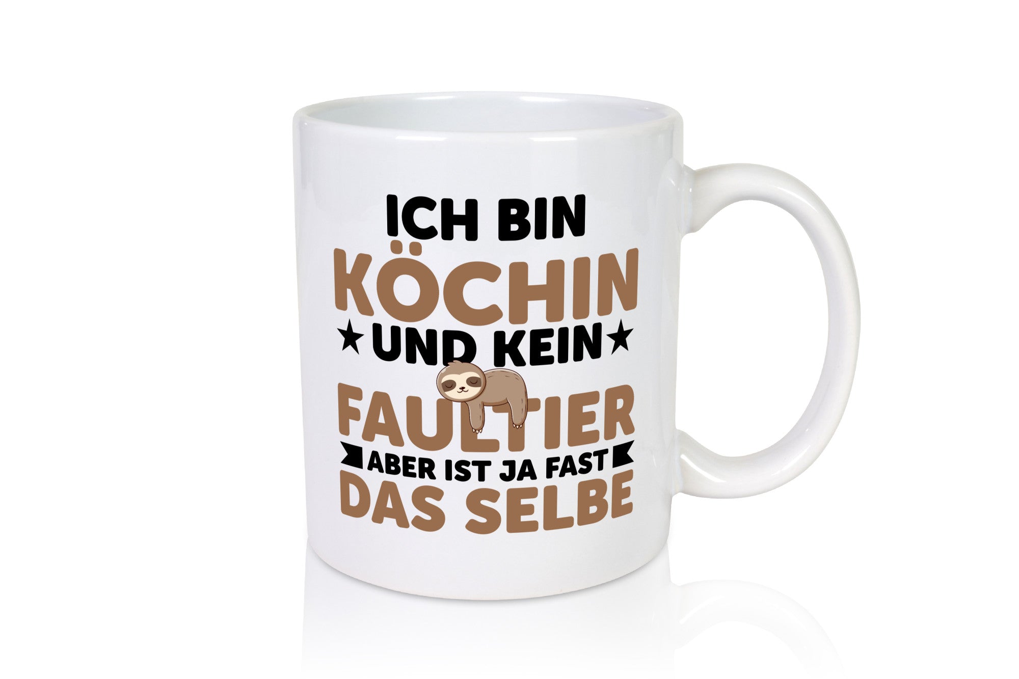 Ich bin kein Faultier: Köchin | Chefköchin Chefkoch v2 lustig Arbeit Kollegen