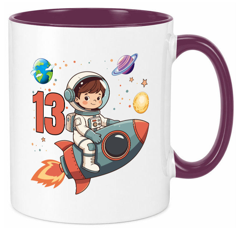 13. Geburtstag | 13 Jahre Astronaut Weltraum lustiger Spruch Geschenk