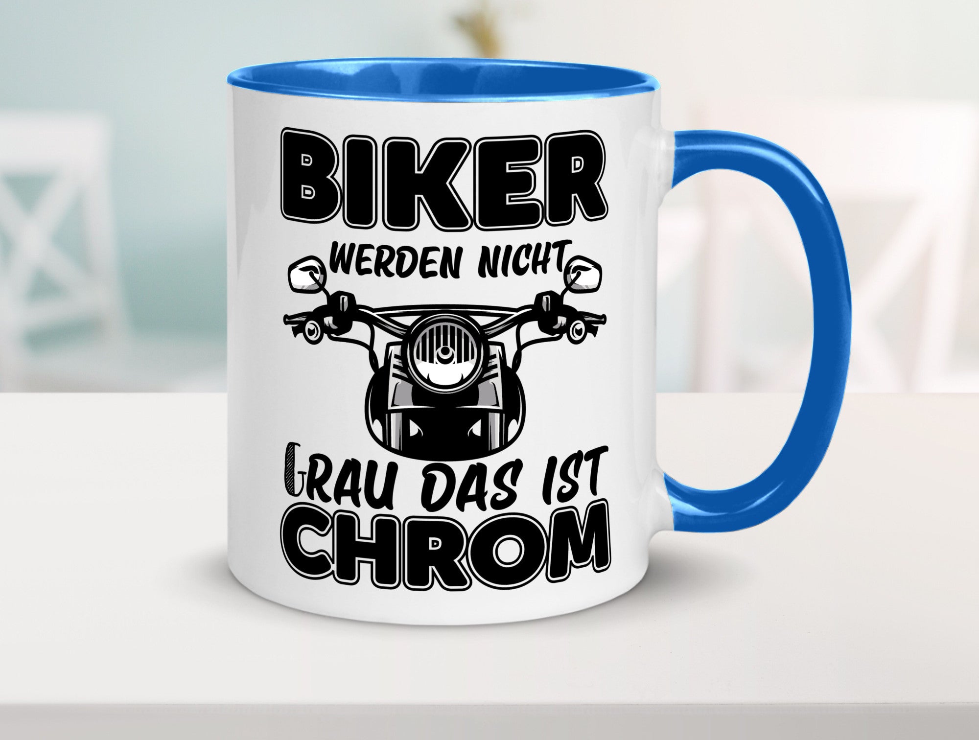 Biker werden nicht grau | Motorrradfahrer Tasse Humor Geschenkidee