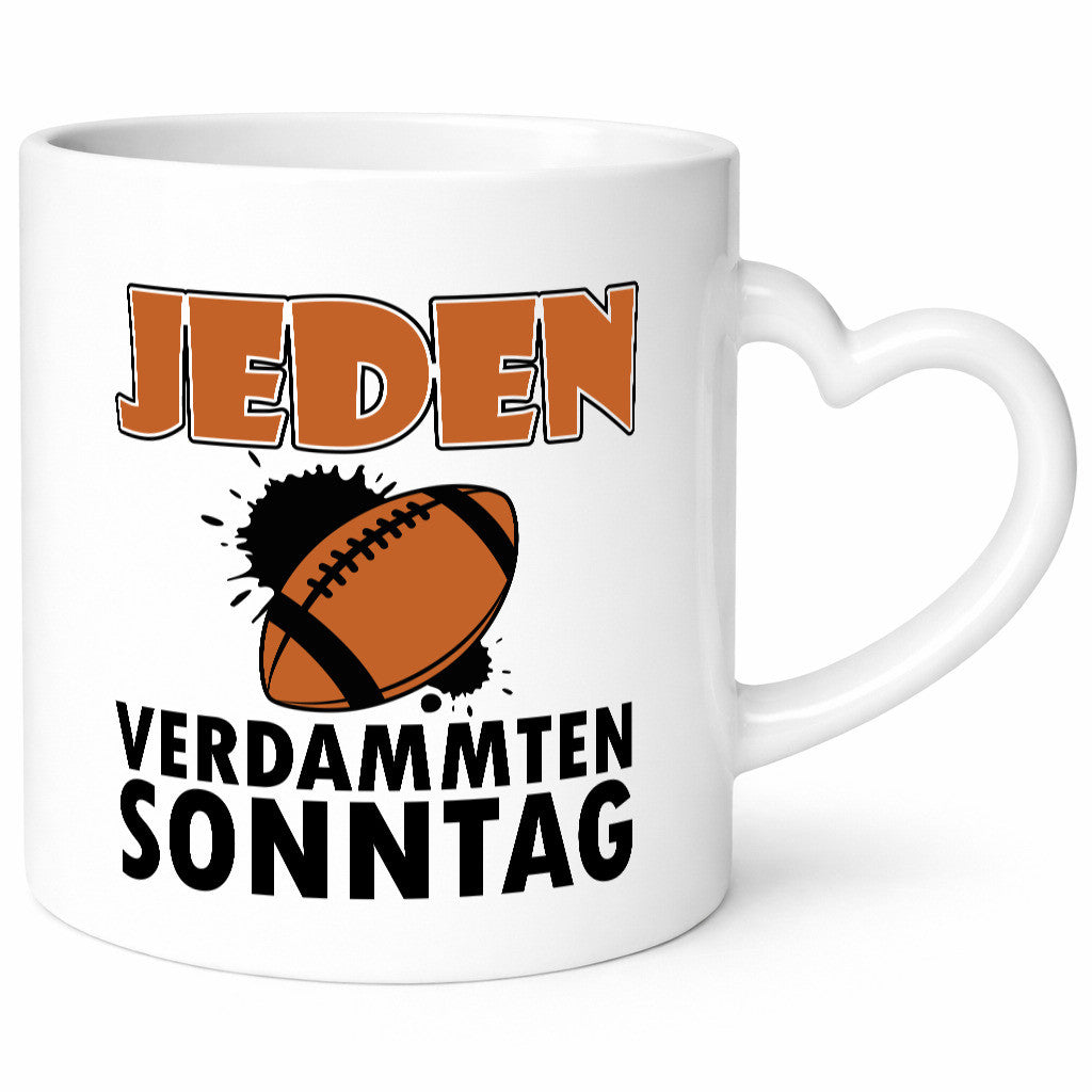 American Football | Fan jeden verdammten Sonntag Geschenk Humor Geschenkidee