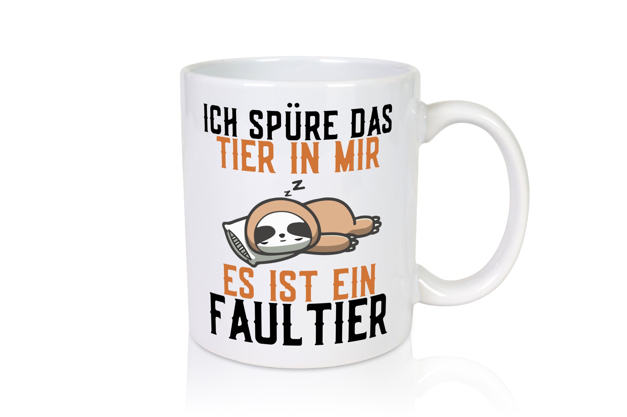 Das Tier in mir | müdes Faultier Faulpelz Schlafmütze Geschenk Tierliebhaber