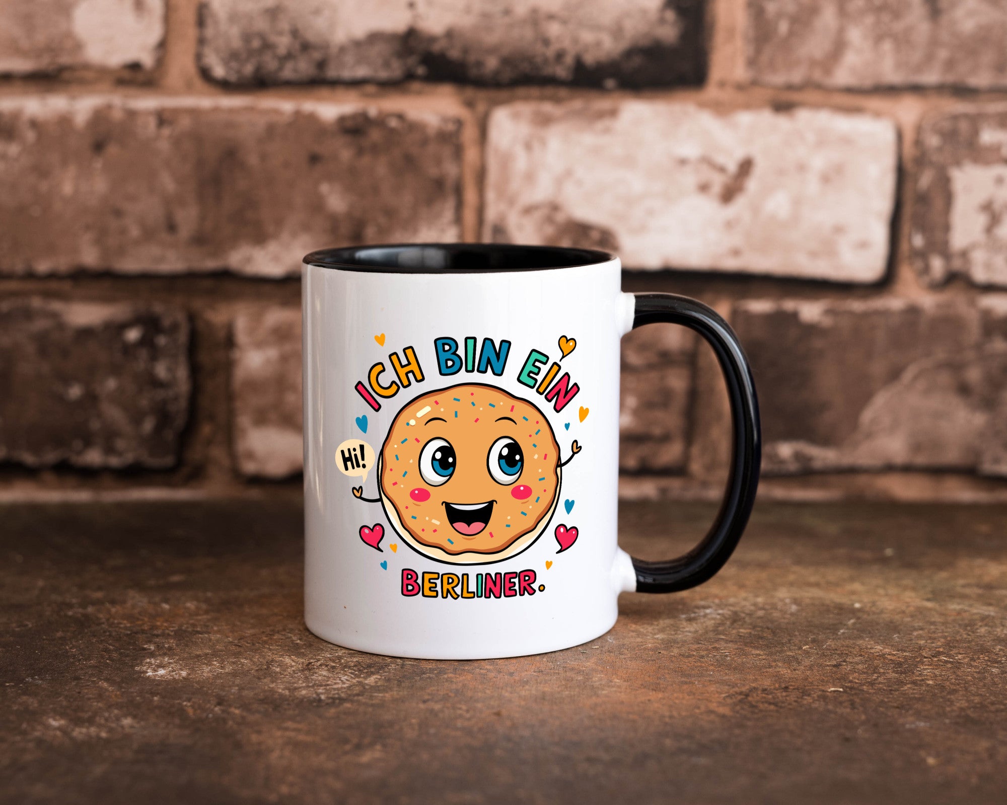 Ich bin ein Berliner | Krapfen Pfannkuchen Humor Geschenkidee Tasse