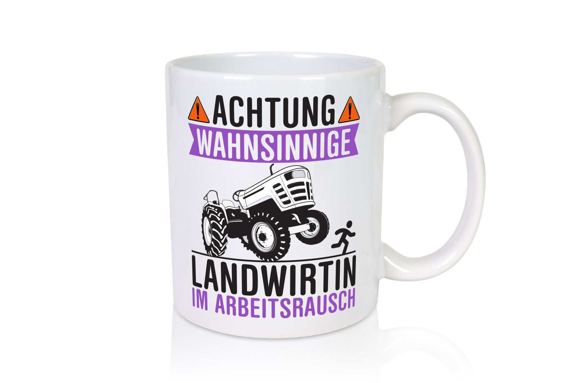 Landwirtin im Arbeitsrausch | Bauer Achtung! lustiger Spruch Geschenk Arbeit