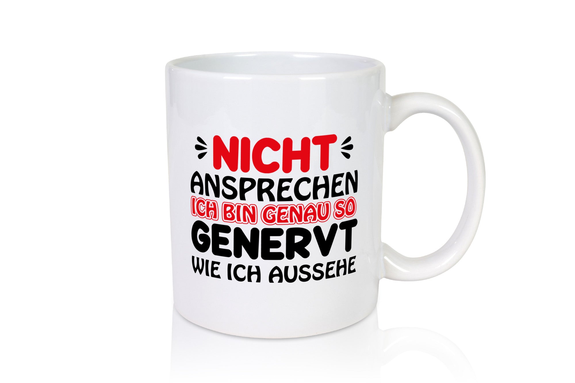 Ich bin genervt lustiger Spruch Geschenk Humor Geschenkidee Tasse